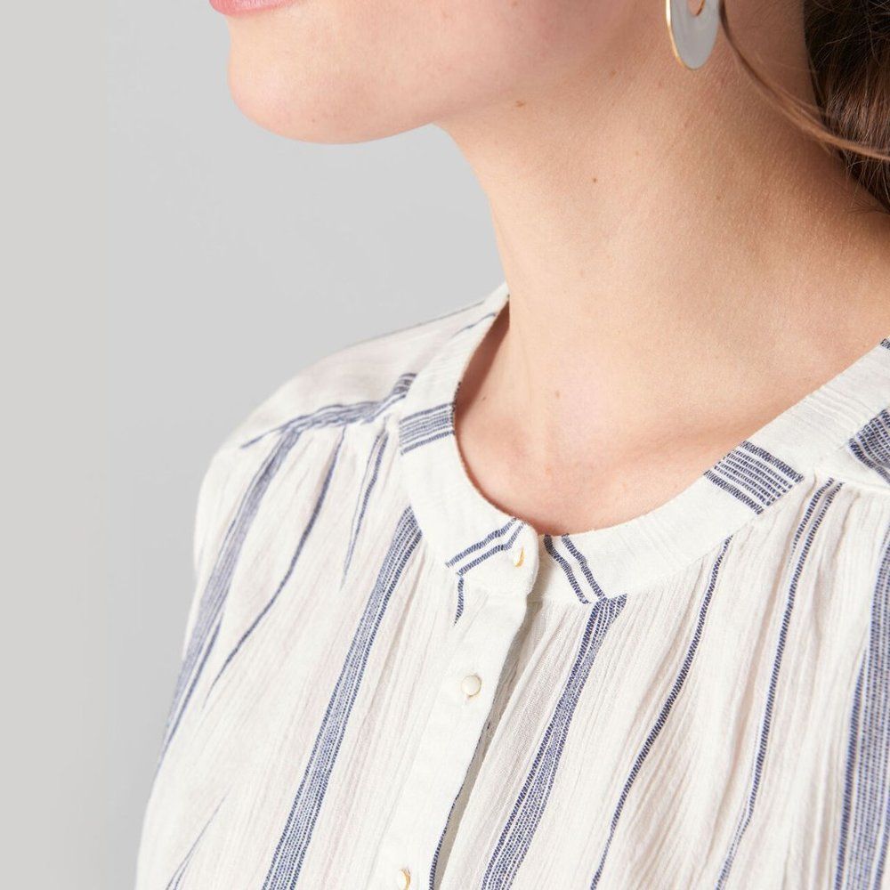 Whistles Multi Stripe "Paula" Women's Blouse (S)